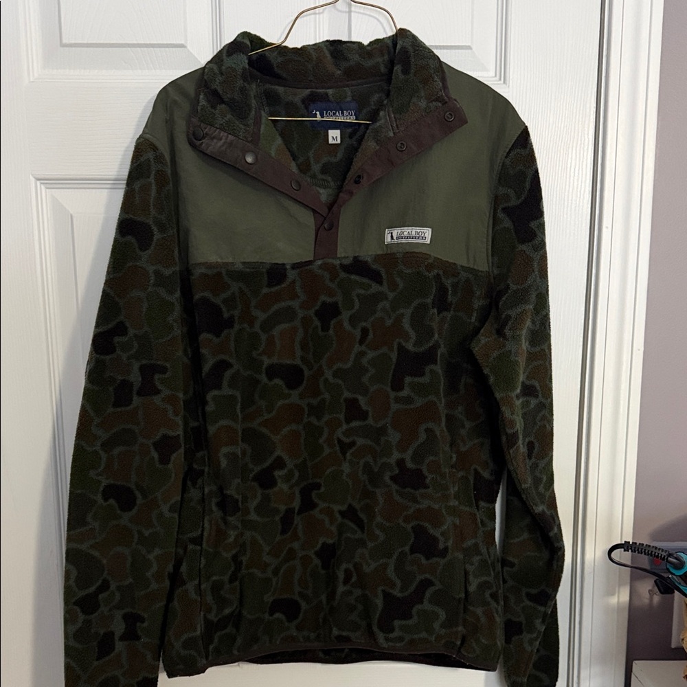 L.L. Bean Men's Camouflage Crewneck Sweater